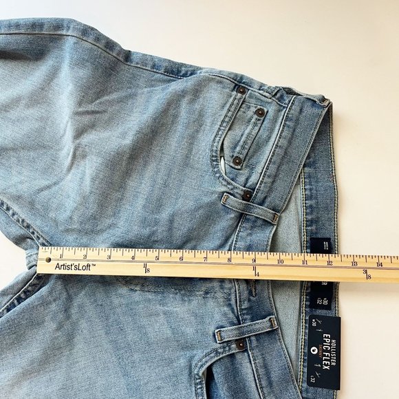 NEW Hollister Epic Flex Skinny Jeans Light Wash Denim - Men's Size 30x32 - Picture 6 of 7